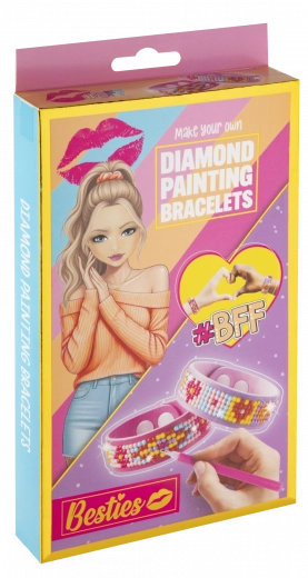 Pittura diamantata per creare braccialetti