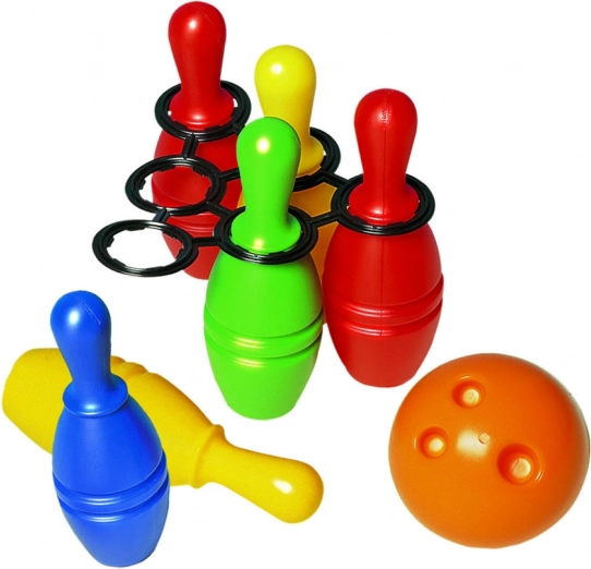 Set da bowling per bambini DOHÁNY – 6 birilli e palla