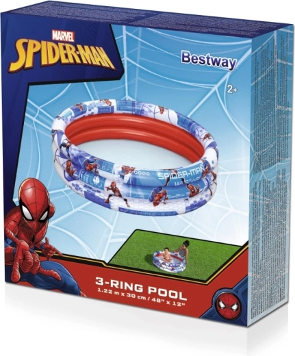Piscina gonfiabile a tre anelli MARVEL SPIDER-MAN 122 × 30 cm