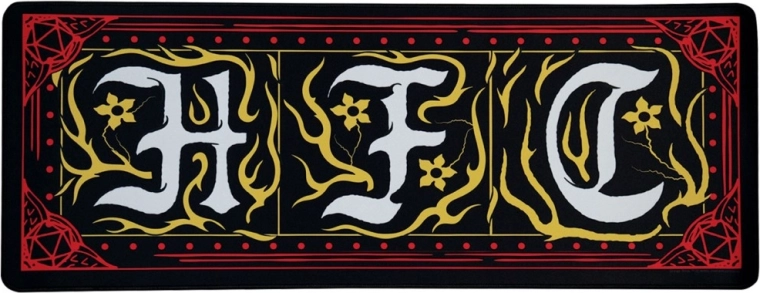 Stranger Things Hellfire Club set tappetino da scrivania e sottobicchiere