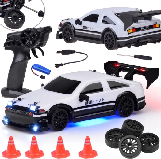 Auto sportiva RC telecomandata 4x4 con funzione drift 1:24
