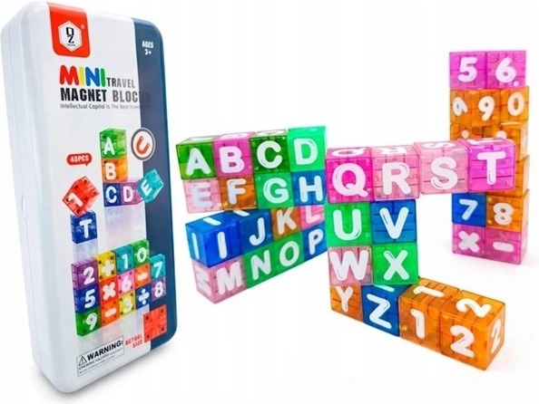 Set da costruzione magnetico da 40 pezzi