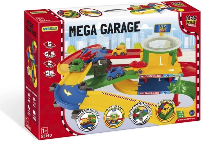Mega garage con percorso Play Tracks Garage