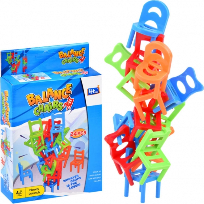 Gioco da tavolo di equilibrio Sedie che cadono – 24 pz