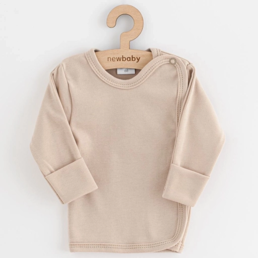 Maglietta per neonati New Baby Classic II beige chiaro 56 (0–3 mesi)