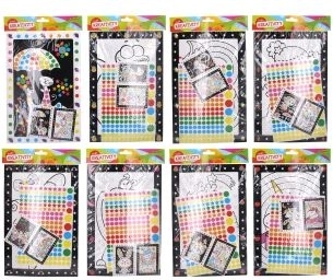 Set creativo per divertenti attività con adesivi - 1 pezzo