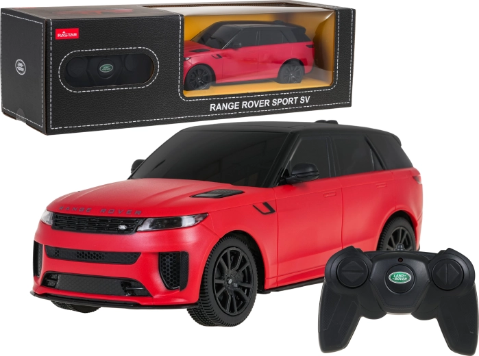 Auto radiocomandata RASTAR Range Rover Sport SV 1:24 rossa