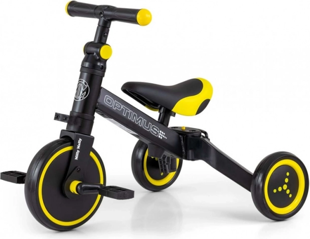 Triciclo per bambini 3 in 1 Optimus Black