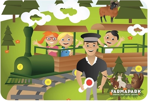 Prime 3D tovaglietta per bambini Farmapark