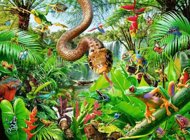 Puzzle Ravensburger Reptile Resort 300 pezzi