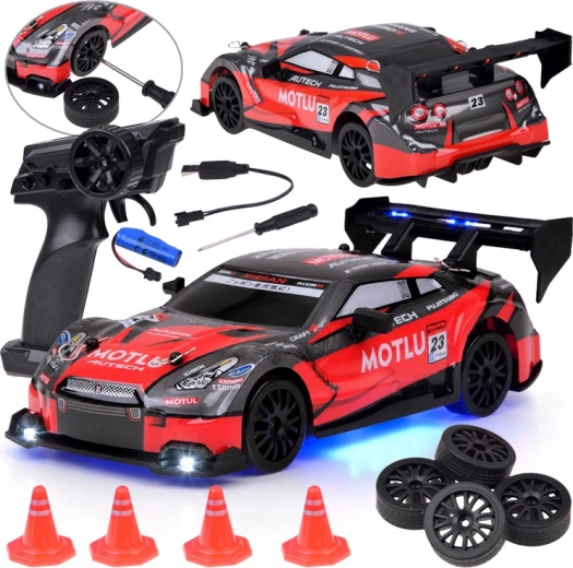 Auto sportiva telecomandata 4x4 con drift 1:24