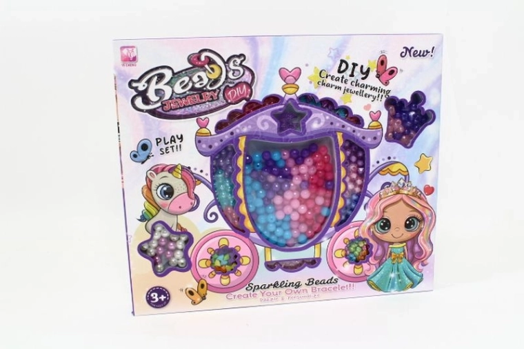 Kit creativo di perline per realizzare braccialetti