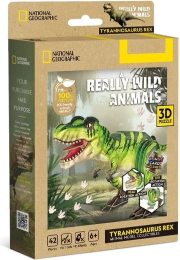 CubicFun puzzle 3D National Geographic Tyrannosaurus rex 42 pezzi