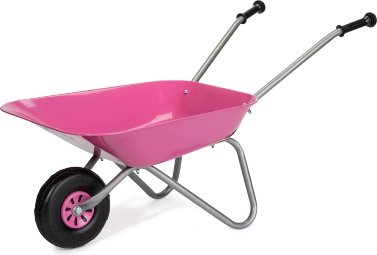 Rolly Toys carriola per bambini in metallo rosa