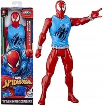 Figurina Marvel Spider-Man Titan Hero Series Scarlet Spider 30 cm