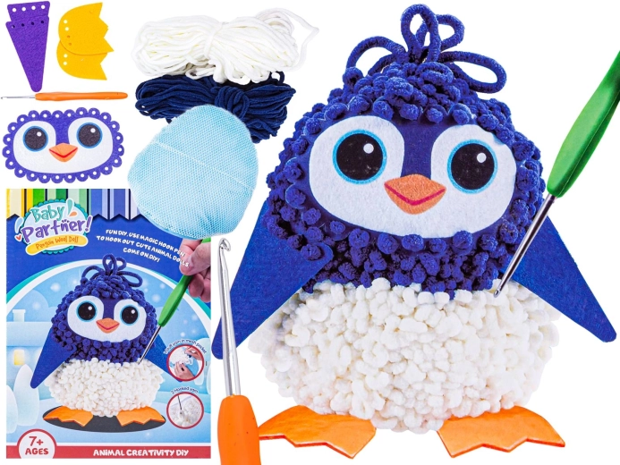 Kit creativo per realizzare un peluche – DIY pinguino
