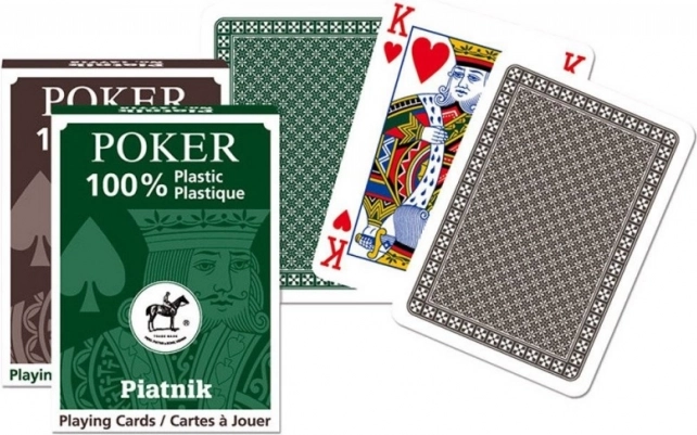 Carte in plastica per POKER e BRIDGE – tipo francese