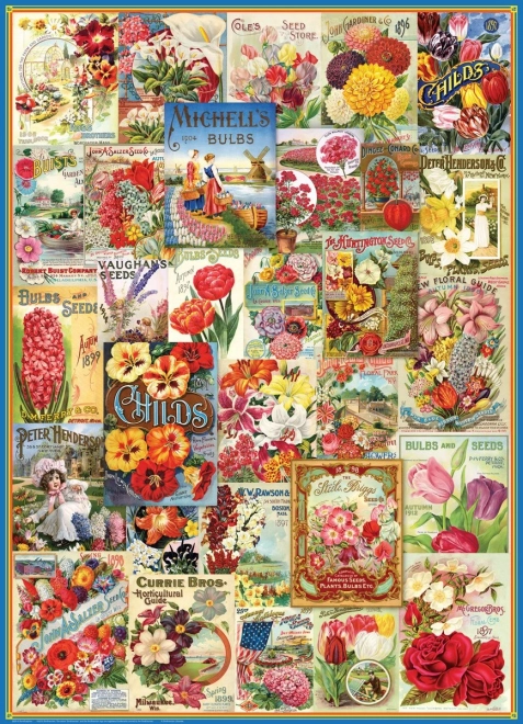 eurographics puzzle catalogo di semi fiori 1000 pezzi