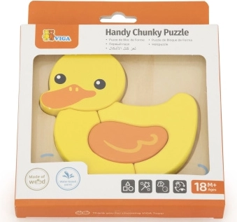 Puzzle a incastro in legno VIGA con simpatica paperella