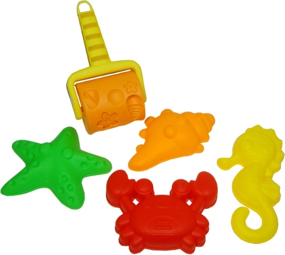 Set di formine marine per sabbia con rullino