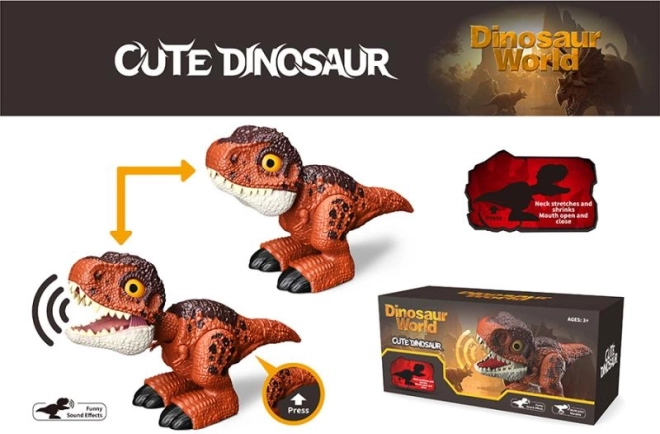 Dinosauro a batterie con suoni