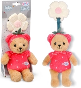 BABY born for babies Orsetto Teddy fragola, 18 cm