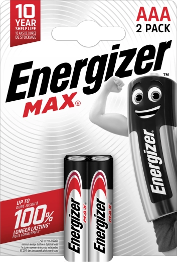 Energizer Max AAA batterie alcaline 2 pz
