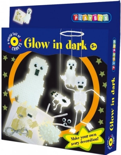 Perline da stirare luminose Scheletri e fantasmi 1100pz