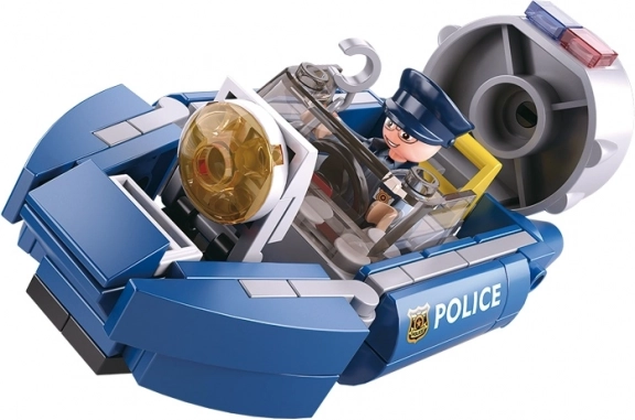 Sluban polizia hovercraft 4in1