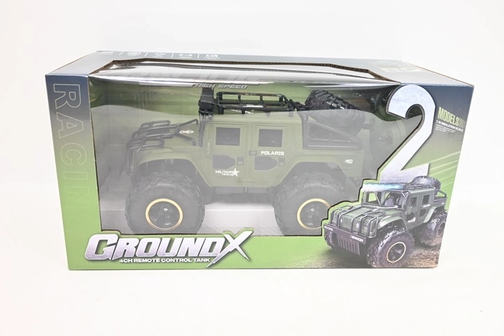 Auto RC militare fuoristrada con telecomando - 1 pezzo