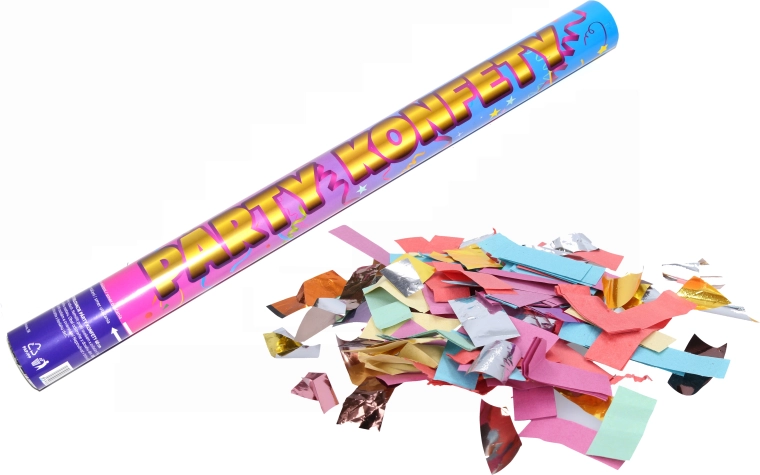 Coriandoli sparacoriandoli per feste Wiky 60 cm