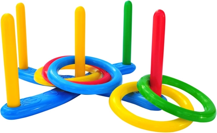 gioco di abilità per famiglie con cestino e anelli Serso – per interni ed esterni