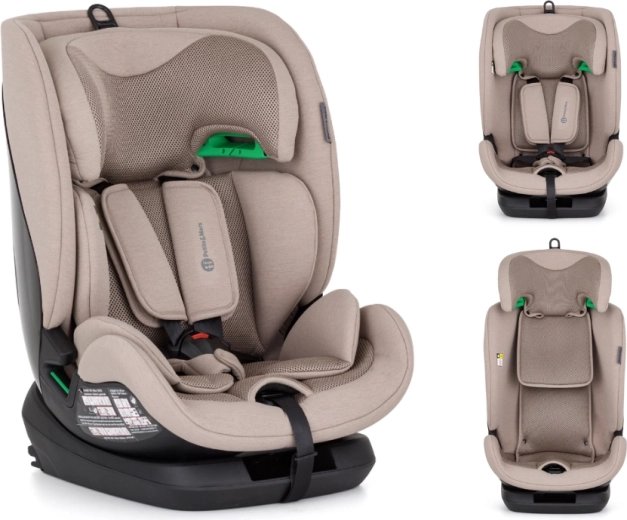 Seggiolino auto Petite&Mars Prime Pro i-Size tan brown air 76–150 cm (9–36 kg)