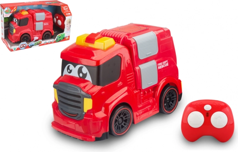 kiddy go! camion dei pompieri radiocomandato con telecomando a infrarossi