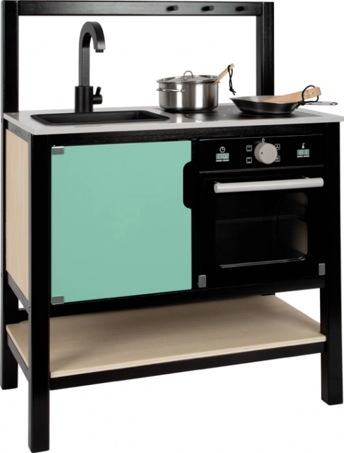 Cucina giocattolo in legno per bambini in stile industriale SMALL FOOT