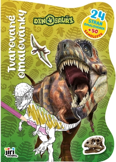Album da colorare sagomato dinosauri - 1 pezzo