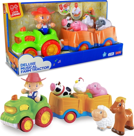 Hap-P-Kid trattore – fattoria degli animali Premi e vai