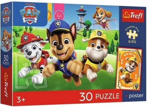 Puzzle Premium Plus Kids cagnolini in viaggio – 30 pezzi
