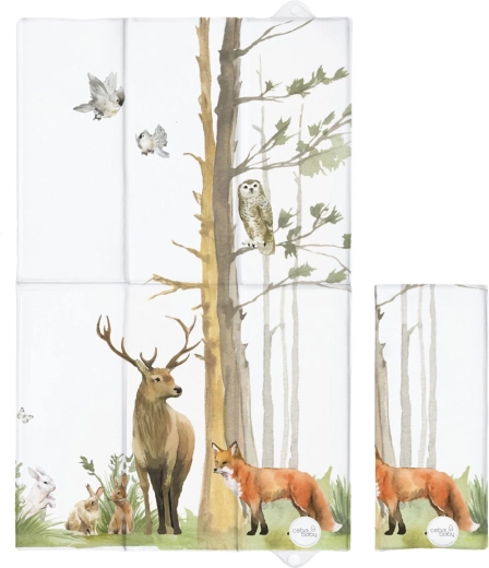 Fasciatoio da viaggio CEBA BABY Basic Woodland 60 × 40 cm