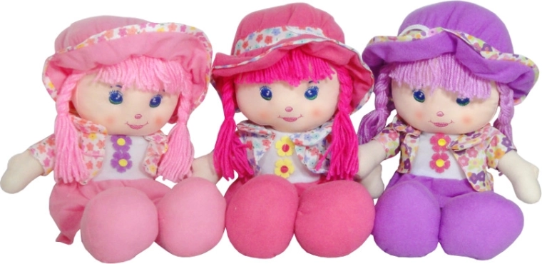 Bambola di pezza interattiva Dorotka 36 cm – canta e parla in polacco
