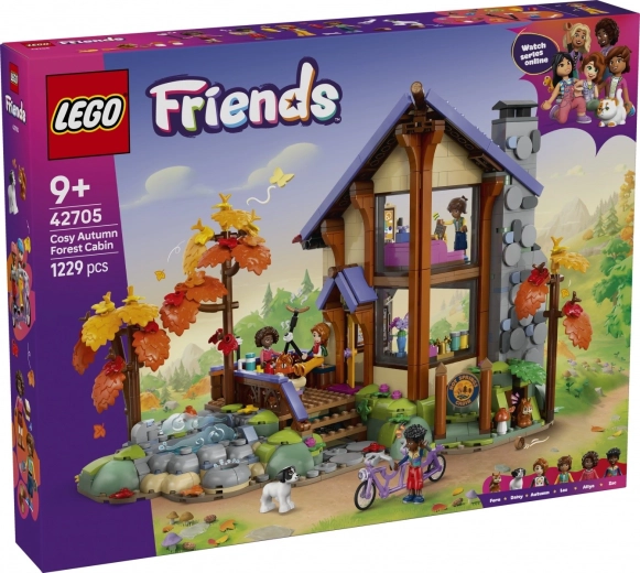 LEGO Friends Accogliente baita nel bosco d'autunno