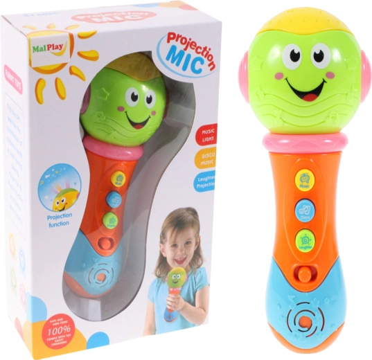 Microfono karaoke per bambini con proiettore