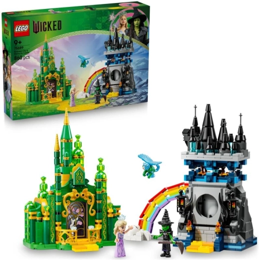 Set LEGO Wicked – Città di Smeraldo e castello di Kiamo Ko