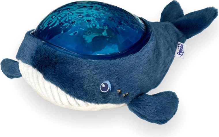 Pabobo Aqua Dream balena di peluche – proiettore notturno con melodie