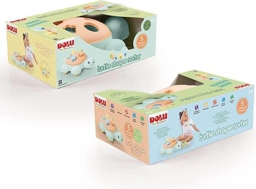 Tartarughina Dolu – gioco ad incastro di forme con cordicella