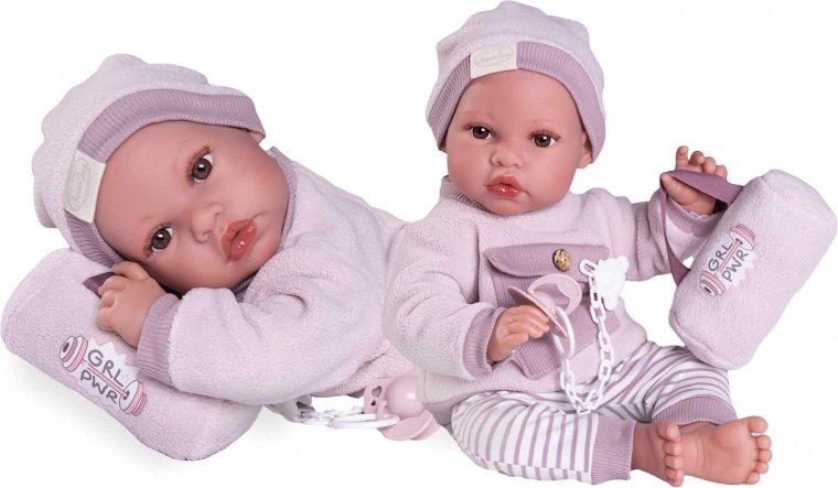 Bambola Realistica Erika con corpo di stoffa morbida 42 cm