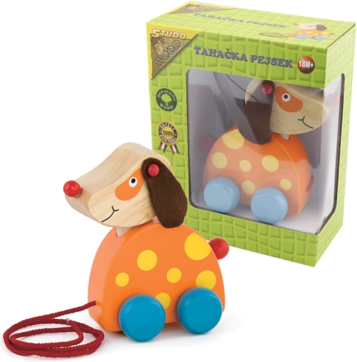 Cagnolino in legno da trainare BABU