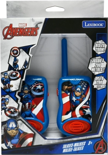 Walkie-talkie per bambini MARVEL AVENGERS con portata di 200 m