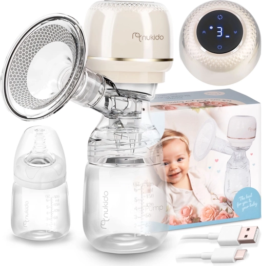 Tiralatte elettrico Nukido a tre fasi per latte materno