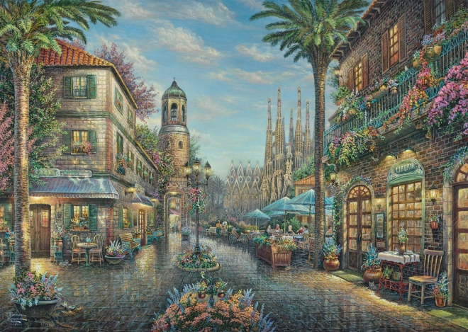 Puzzle Caffetteria Spagnola 1000 pezzi